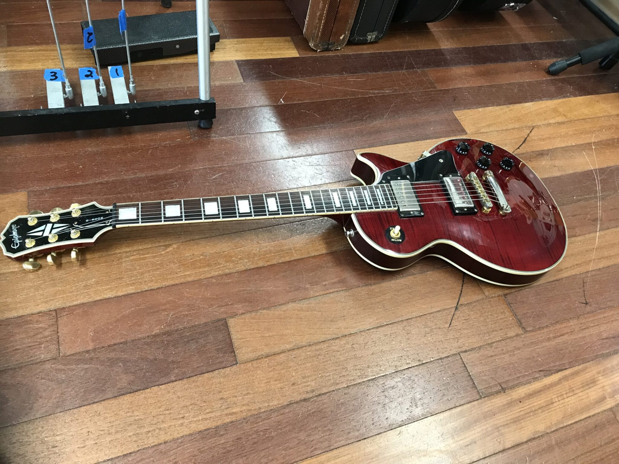 Epiphone Les Paul CUSTOM EB 2003年 Gibson Epiphone Les Paul CUSTOM EB 2003年 Gibson Epiphone Les Paul