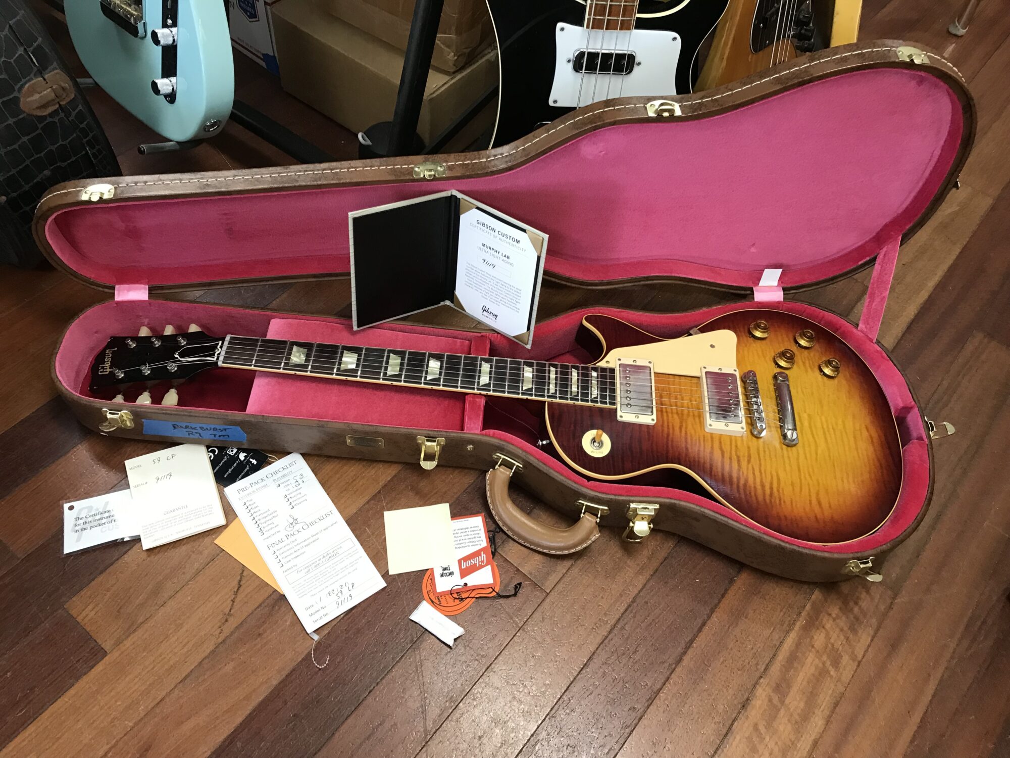 2021 Gibson 59 reissue Murphy Lab Les Paul R9